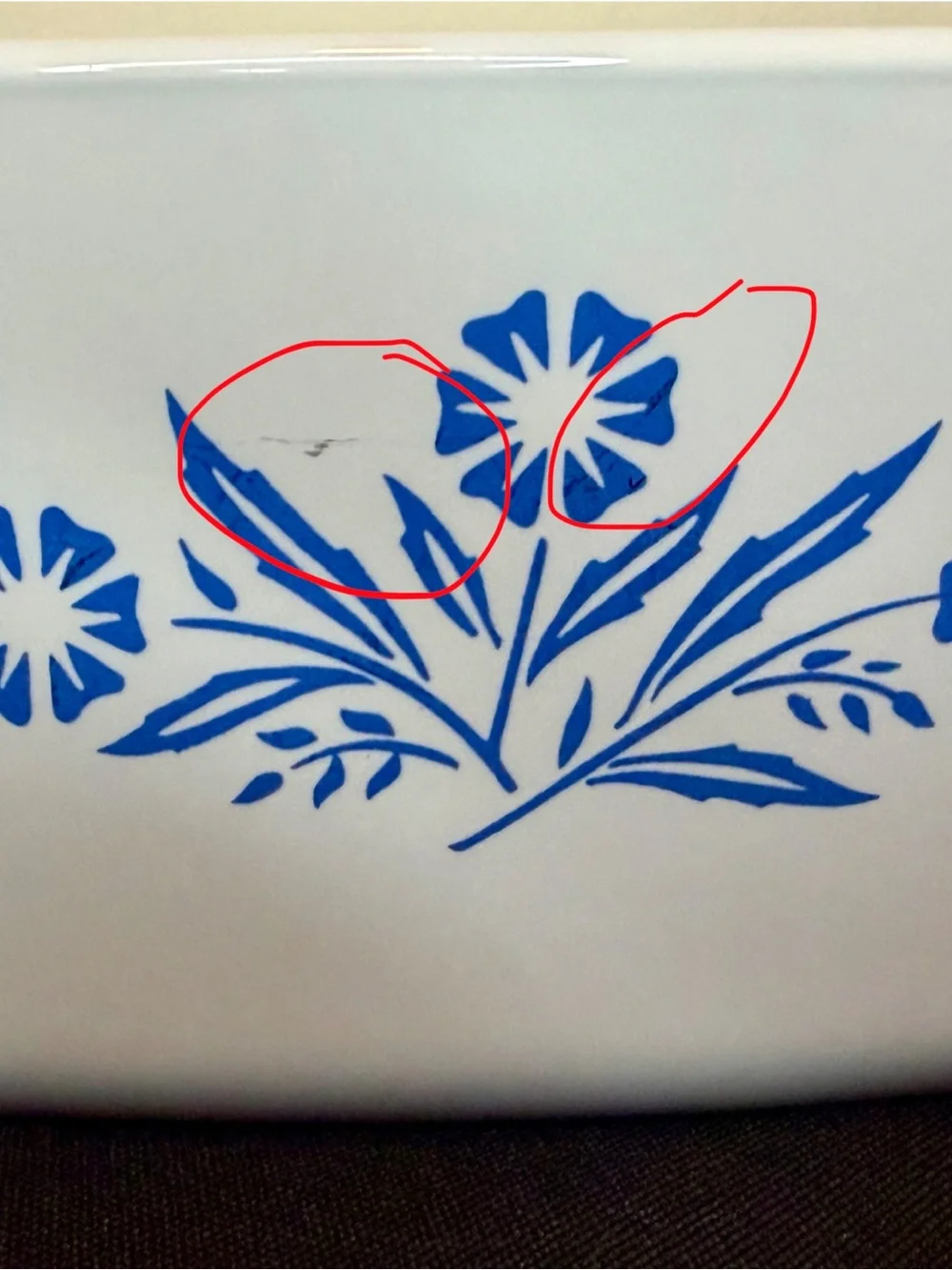 Blue Cornflower 1.5 Qts  (A - 1½ - B) Corningware Dish Vintage Authentic